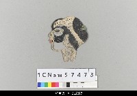 藏品(中國湖北皮影戲偶頭-淨)的圖片